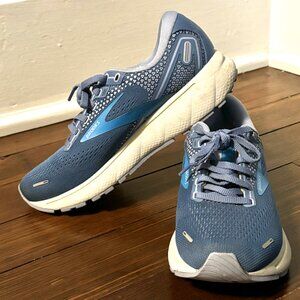 Brooks GHOST 14 Road Running Athletic Shoes, Flinstone, Marina, Lavender, size 7